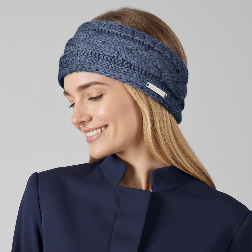Giesswein | Headband Stirnberg | Denimblau Giesswein | Headband Stirnberg | Denimblau