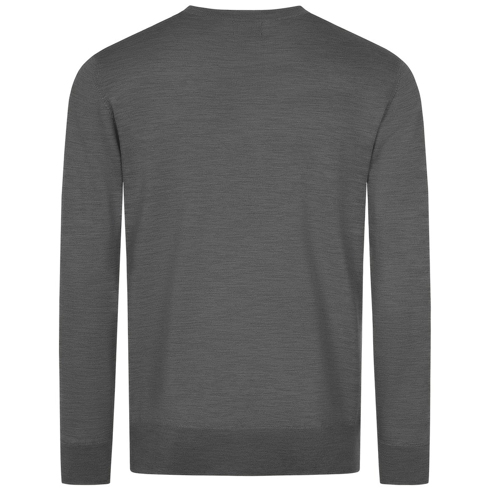 Giesswein | Baumwollpullover V-Ausschnitt Herren | Schiefer Giesswein | Baumwollpullover V-Ausschnitt Herren | Schiefer