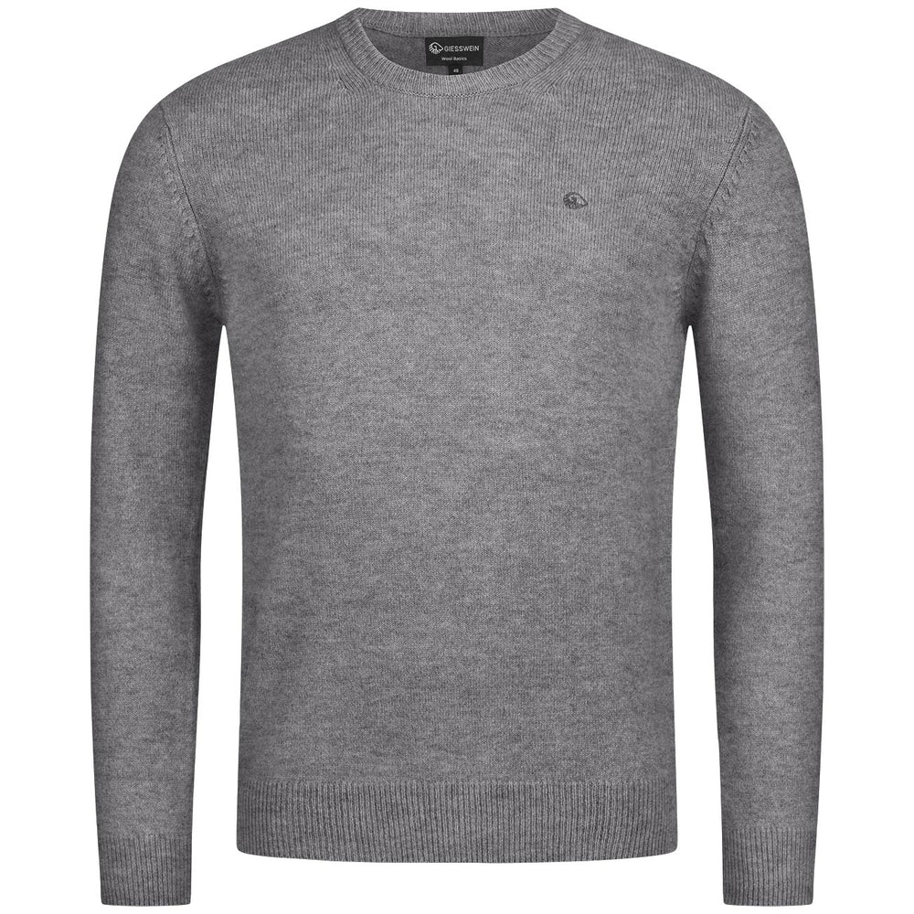 Giesswein | Wollpullover Rundhals Herren | Schiefer