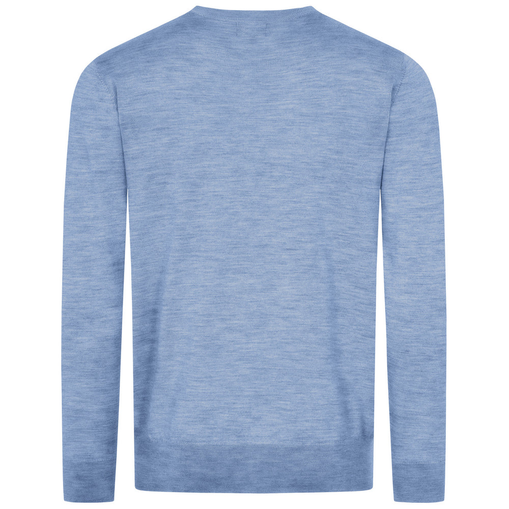 Giesswein | Wollpullover Light Rundhals Herren | Himmelblau
