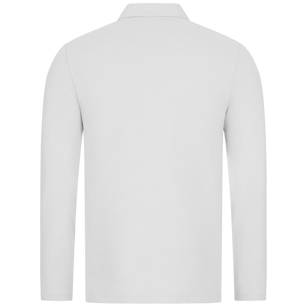 Giesswein | Polo Shirt Bio-Baumwolle Longsleeve Herren | Arcticwhite Giesswein | Polo Shirt Bio-Baumwolle Longsleeve Herren | Arcticwhite