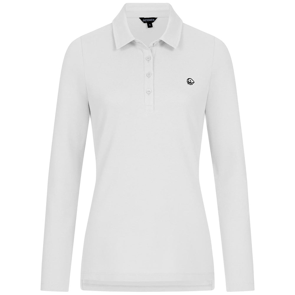 Giesswein | Polo Shirt Bio-Baumwolle Longsleeve Damen | Arcticwhite Giesswein | Polo Shirt Bio-Baumwolle Longsleeve Damen | Arcticwhite