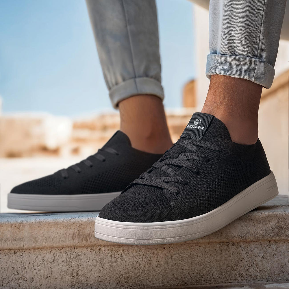 Giesswein | Wool Sneaker Herren - Federleichter Merino Sneaker | Schwarz Giesswein | Wool Sneaker Herren - Federleichter Merino Sneaker | Schwarz
