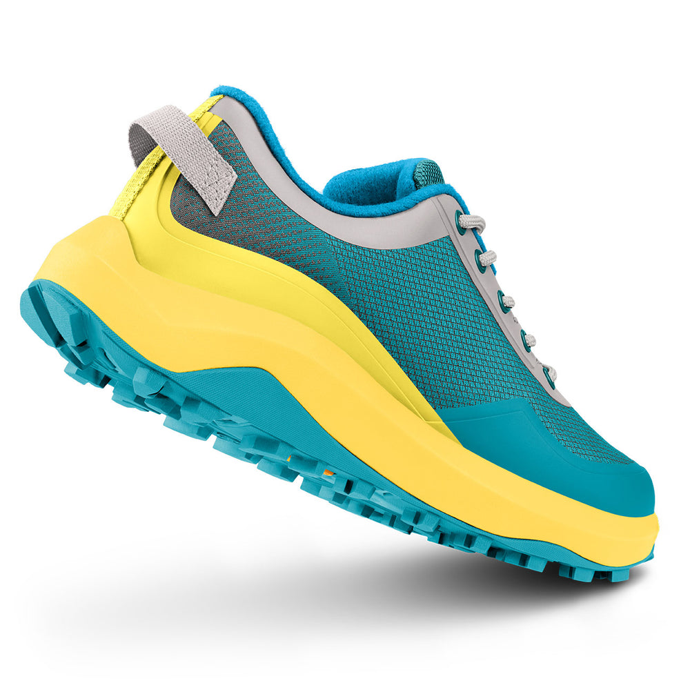 Giesswein | Wool Trail X Herren – Trailrunning Schuh aus Merino Wolle | Türkis