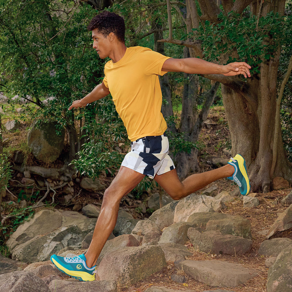 Giesswein | Wool Trail X Herren – Trailrunning Schuh aus Merino Wolle | Türkis