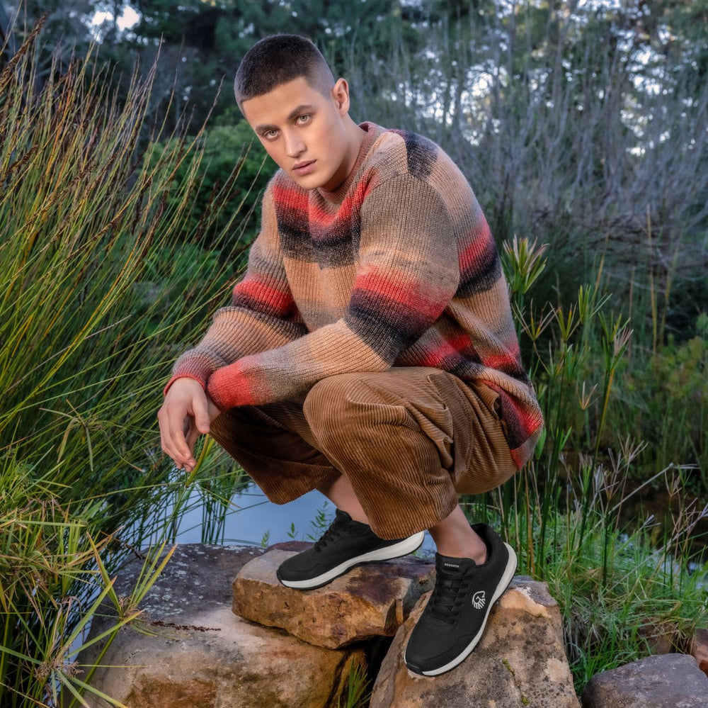 Giesswein | Organic Sneaker Herren | Schwarz