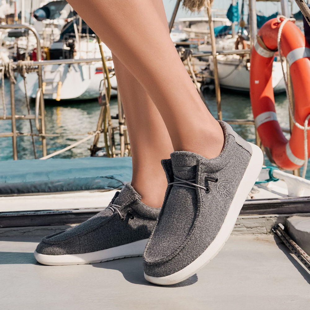Giesswein | Merino Mokassin Damen | Schiefer