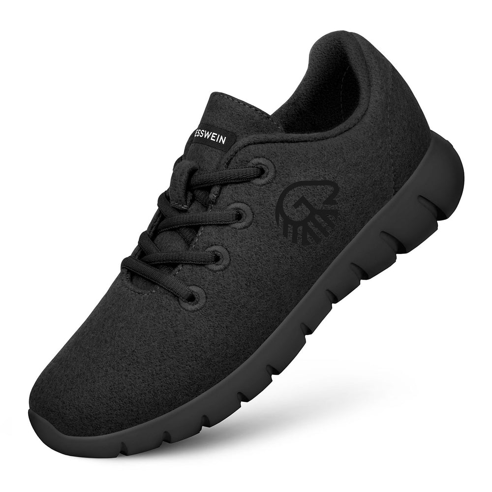 Giesswein | Merino Runners für Herren – Sneaker aus Merinowolle | Schwarz Giesswein | Merino Runners für Herren – Sneaker aus Merinowolle | Schwarz