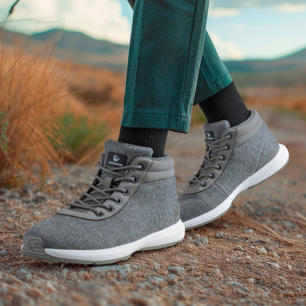 Giesswein | Wool Sneaker High Top Herren | Schiefer Giesswein | Wool Sneaker High Top Herren | Schiefer