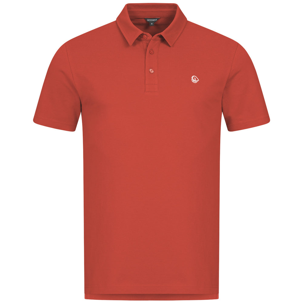 Giesswein | Polo Shirt Bio-Baumwolle Herren | Flammenrot Giesswein | Polo Shirt Bio-Baumwolle Herren | Flammenrot