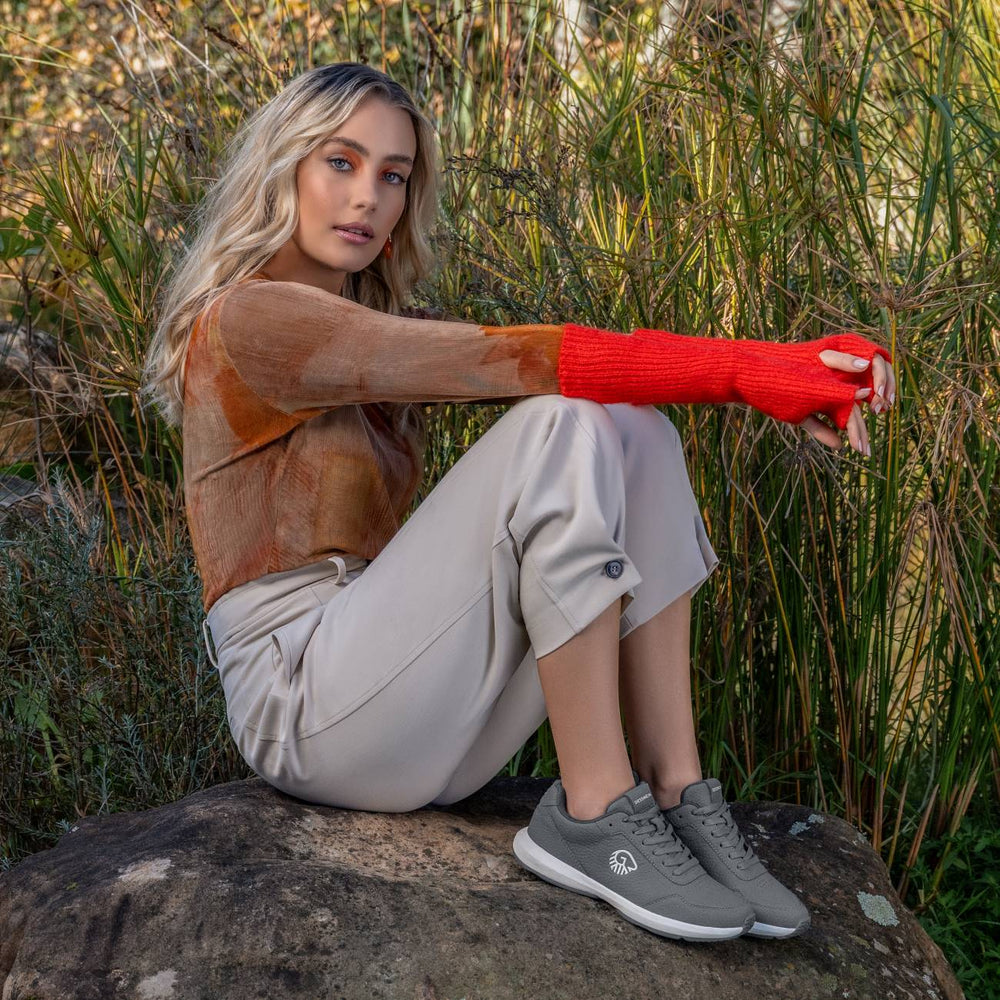 Giesswein | Organic Sneaker Damen | Schiefer