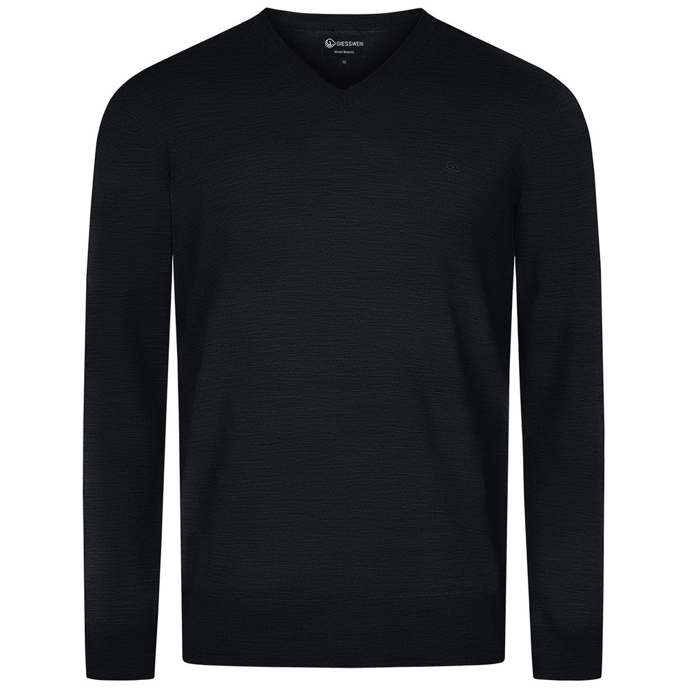 Giesswein | Baumwollpullover V-Ausschnitt Herren | Anthrazit Giesswein | Baumwollpullover V-Ausschnitt Herren | Anthrazit