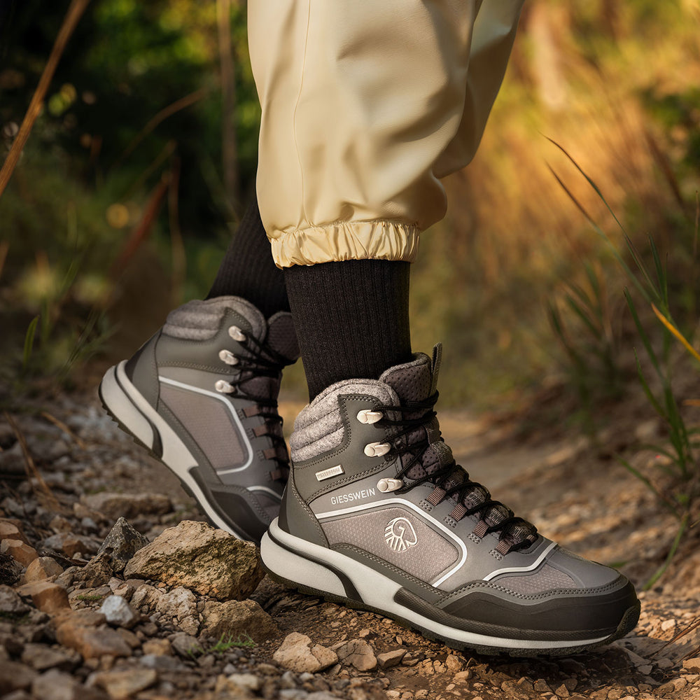 Giesswein | Wool Cross X Alpine - Wanderschuh mit Merinowolle | Schiefer