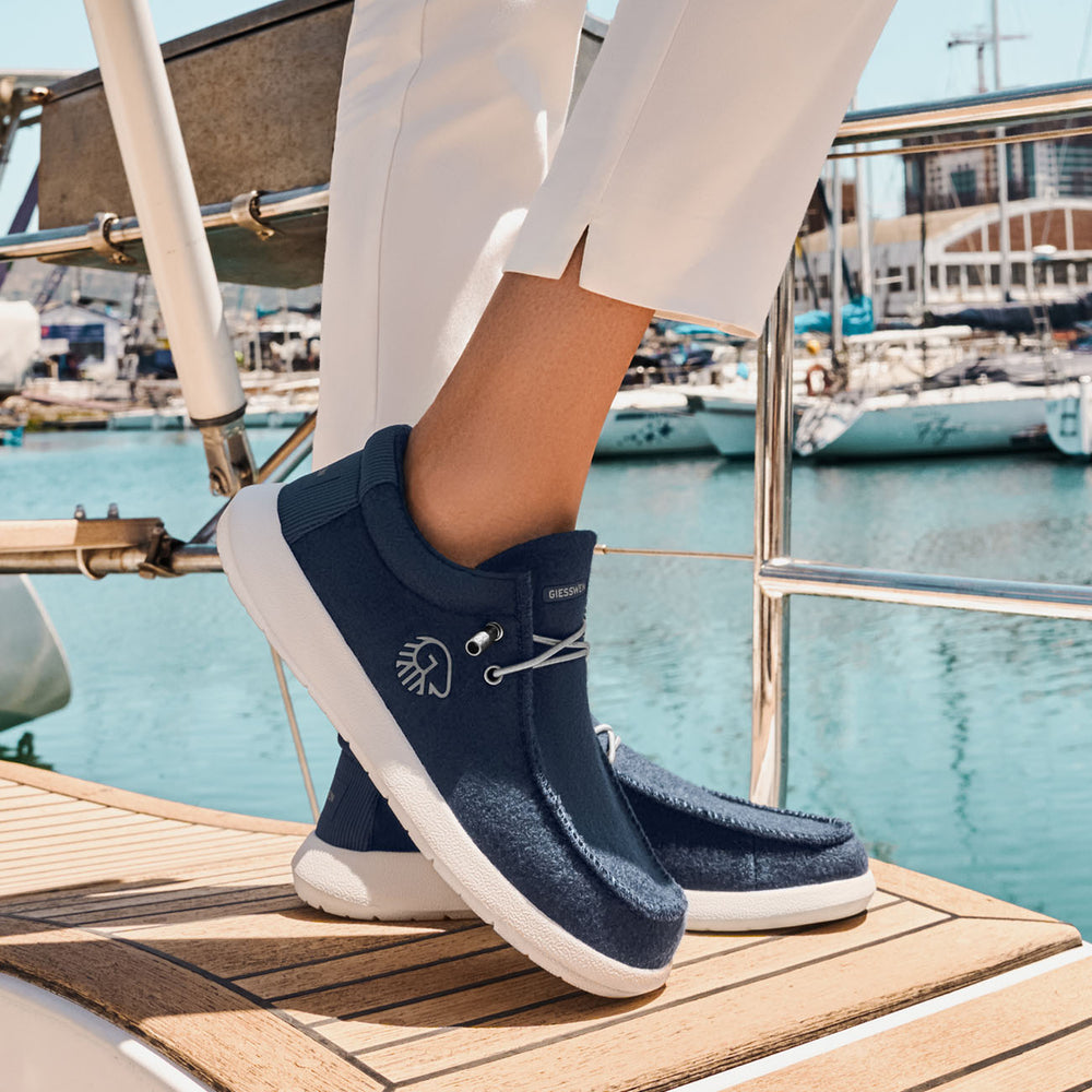 Giesswein | Merino Mokassin Damen | Ocean Blue Giesswein | Merino Mokassin Damen | Ocean Blue