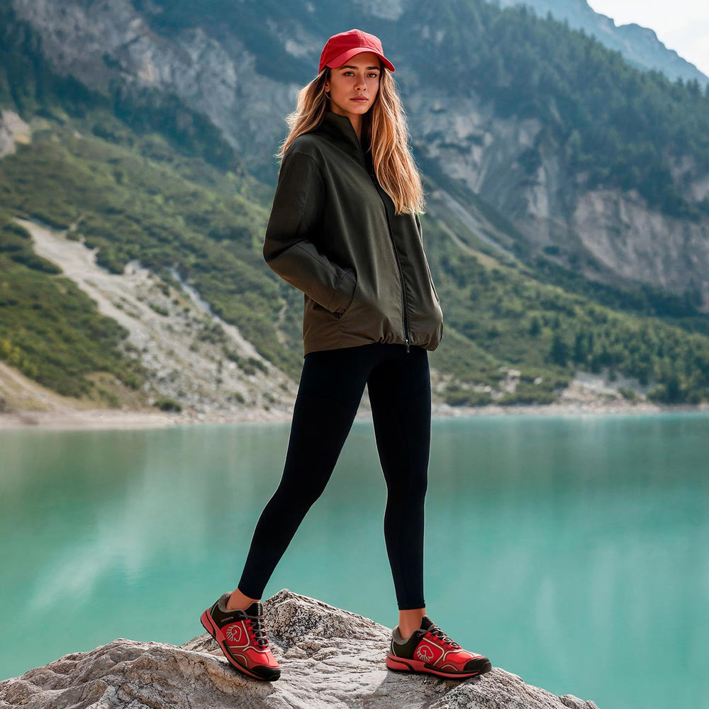 Giesswein | Wool Cross X Damen – Sportschuh aus Merinowolle | Flammenrot Giesswein | Wool Cross X Damen – Sportschuh aus Merinowolle | Flammenrot