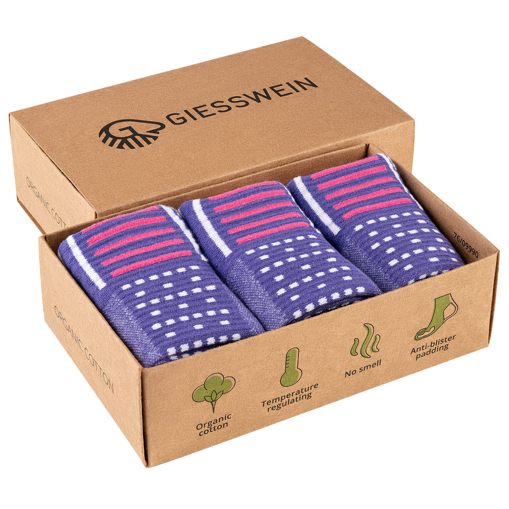 Giesswein | Laufsocken Bio-Baumwolle | Lavendel