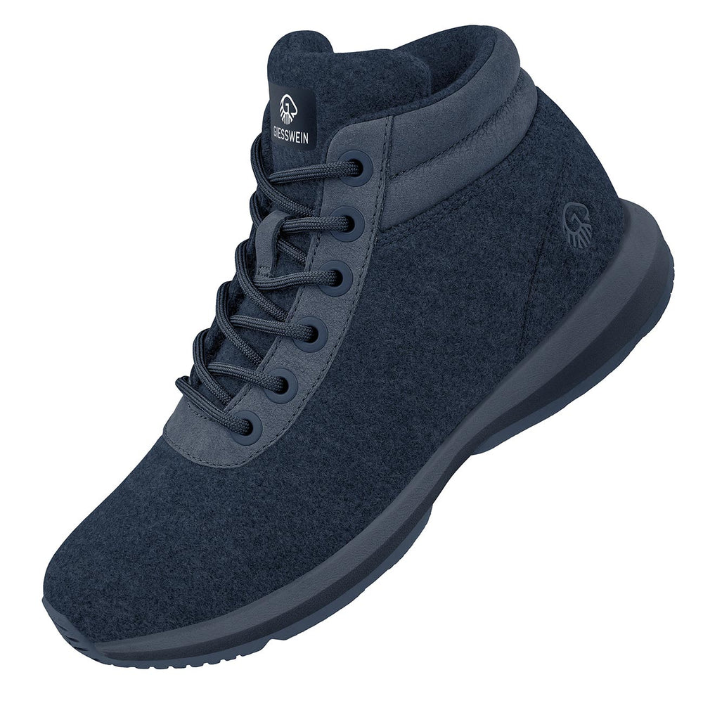 Giesswein | Wool Sneaker High Top Herren | Dk.Blau