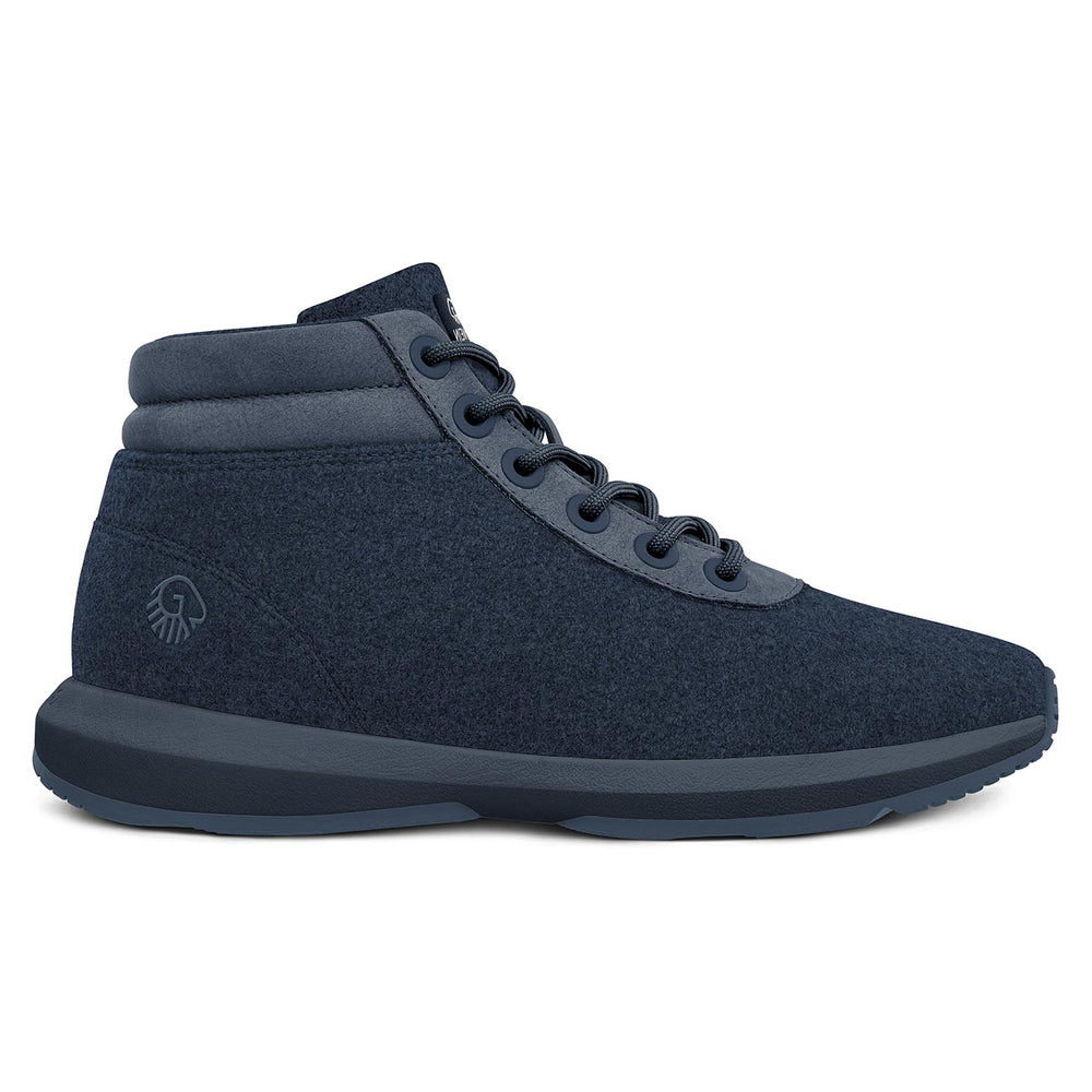 Giesswein | Wool Sneaker High Top Herren | Dk.Blau