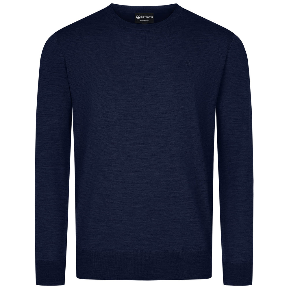 Giesswein | Baumwollpullover Rundhals Herren | Navy Giesswein | Baumwollpullover Rundhals Herren | Navy