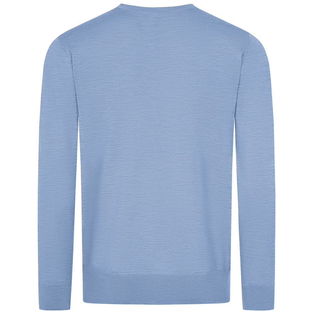 Giesswein | Baumwollpullover Rundhals Herren | Himmelblau Giesswein | Baumwollpullover Rundhals Herren | Himmelblau