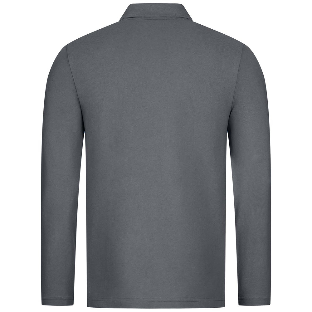 Giesswein | Polo Shirt Bio-Baumwolle Longsleeve Herren | Schiefer Giesswein | Polo Shirt Bio-Baumwolle Longsleeve Herren | Schiefer