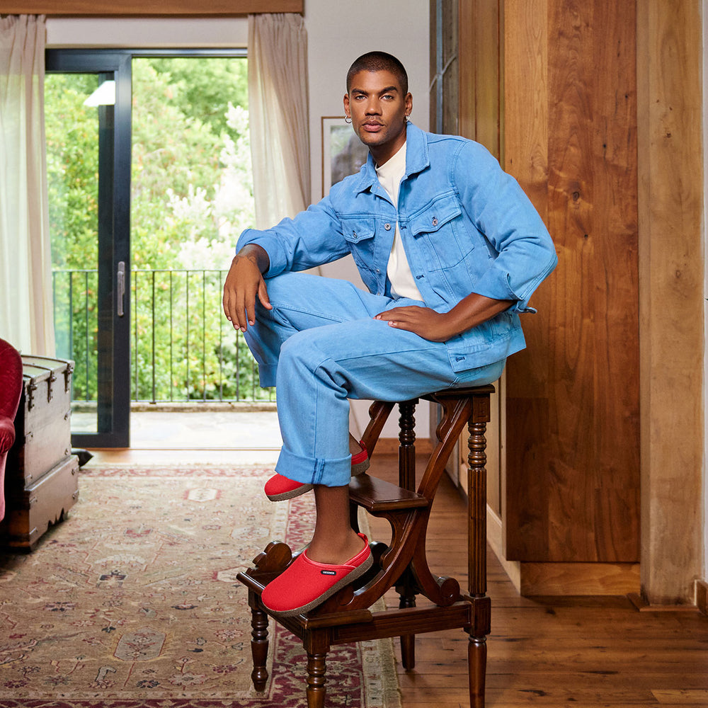 Giesswein | Wool Clog | Flammenrot