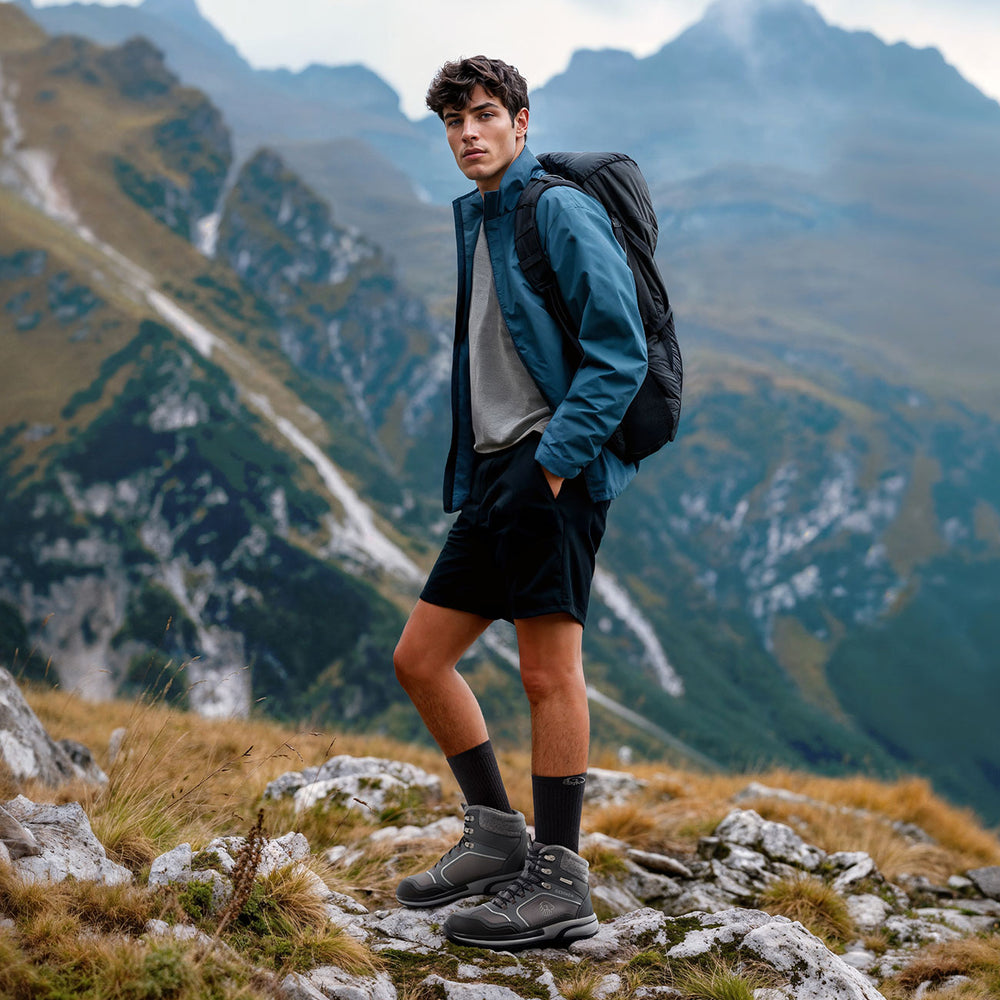 Giesswein | Wool Cross X Alpine - Wanderschuh mit Merinowolle | Schiefer Giesswein | Wool Cross X Alpine - Wanderschuh mit Merinowolle | Schiefer