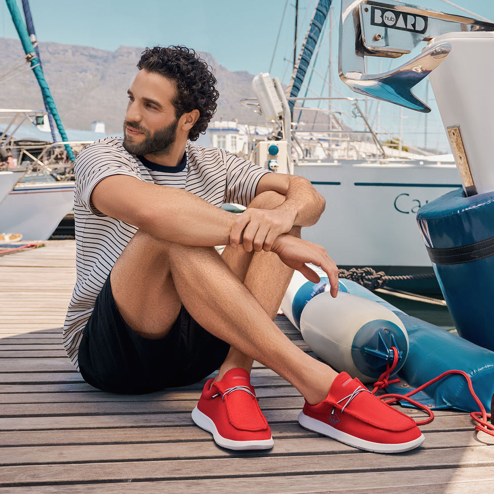 Giesswein | Merino Mokassin Herren | Flammenrot Giesswein | Merino Mokassin Herren | Flammenrot