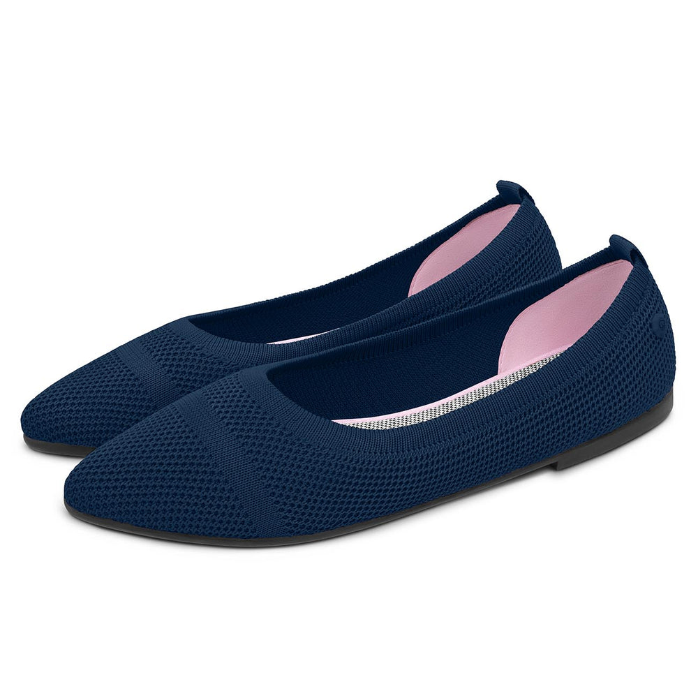 Giesswein | Eco Ballerinas Pointy 2.0 | Dk.Blau Giesswein | Eco Ballerinas Pointy 2.0 | Dk.Blau