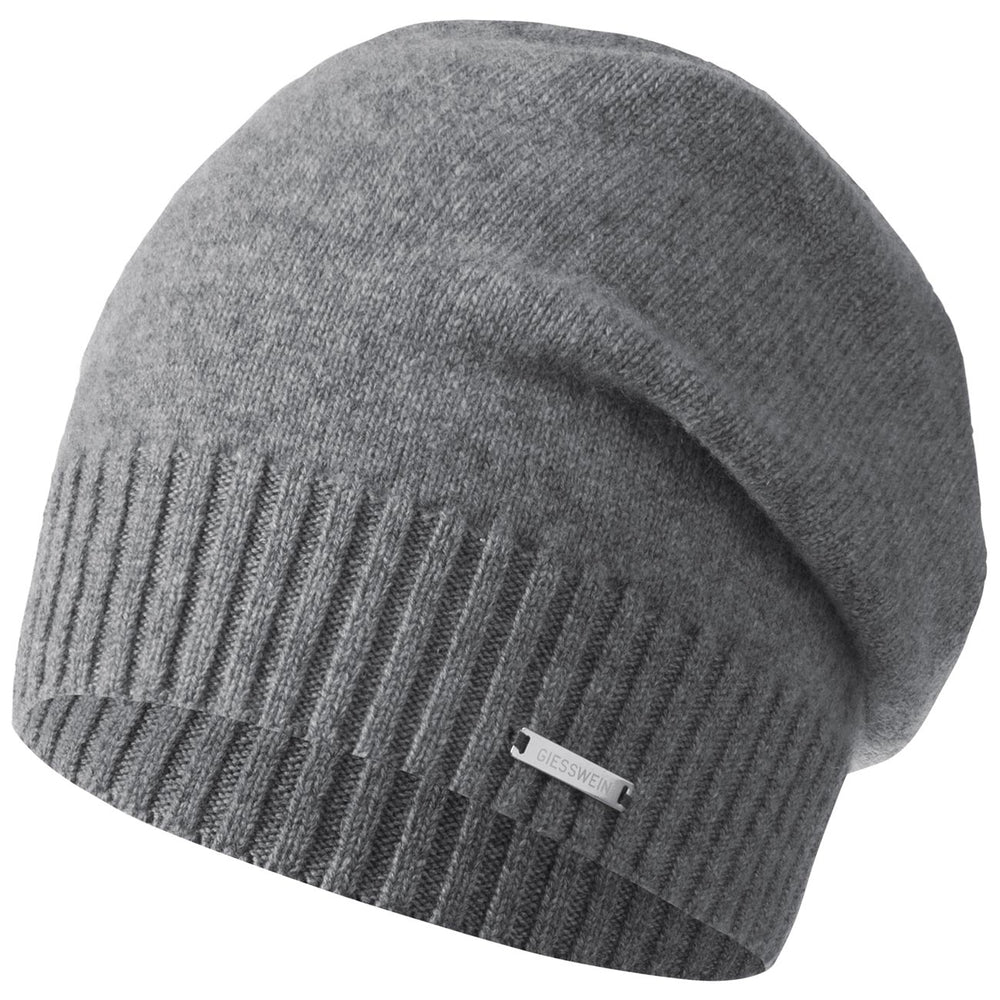 Giesswein | Cashmerebeanie Schwarzenstein | Schiefer