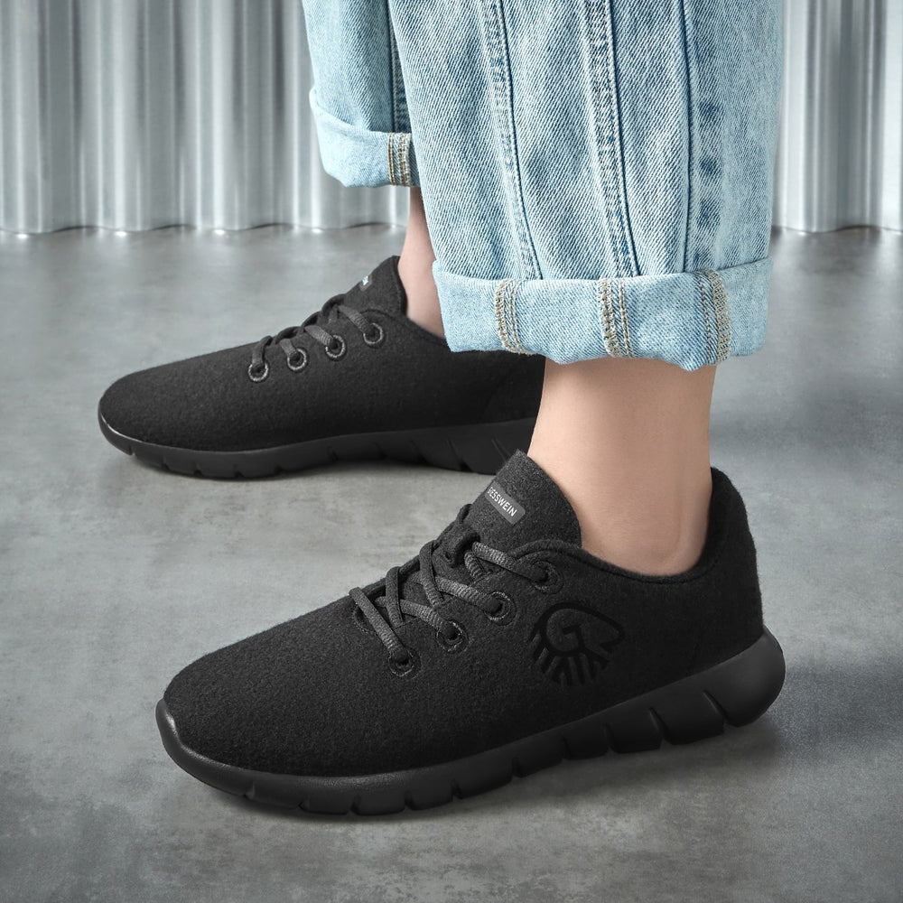Giesswein | Merino Runners für Damen – Sneaker aus Merinowolle | Schwarz Giesswein | Merino Runners für Damen – Sneaker aus Merinowolle | Schwarz