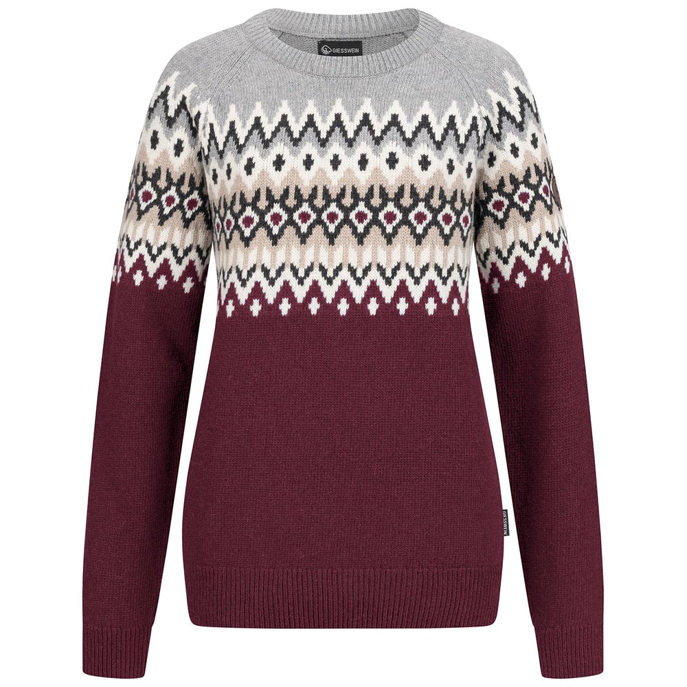 Giesswein | Nordic Sweater Damen | Bordeaux Giesswein | Nordic Sweater Damen | Bordeaux