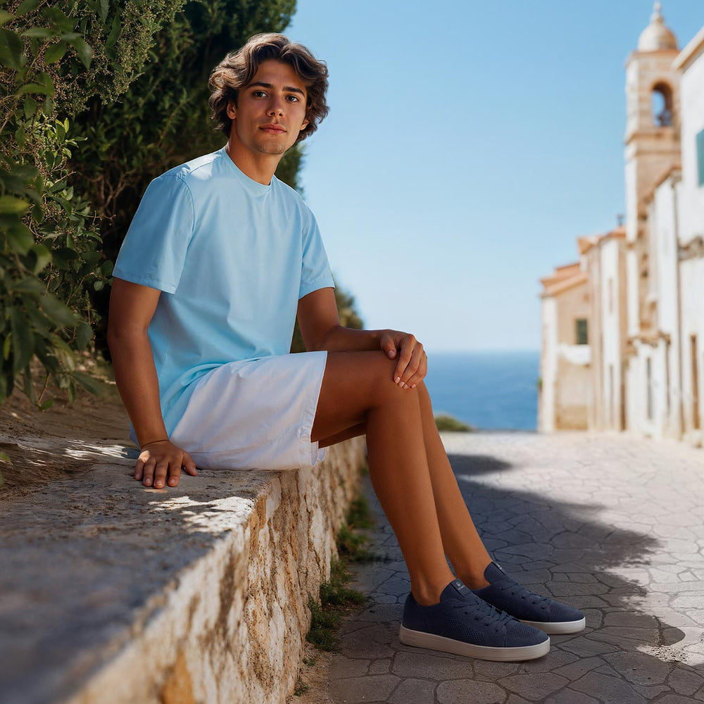 Giesswein | Wool Sneaker Herren - Federleichter Merino Sneaker | Ocean Blue Giesswein | Wool Sneaker Herren - Federleichter Merino Sneaker | Ocean Blue