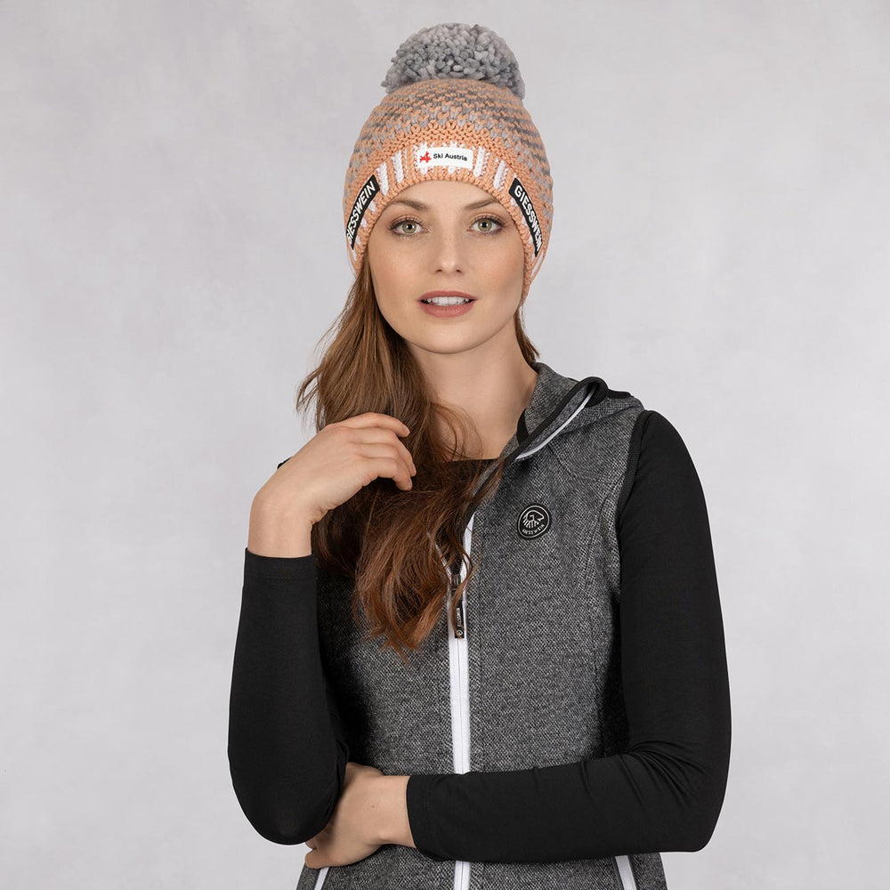Giesswein | Ski Austria Beanie Laaxer Stöckli | Koralle Giesswein | Ski Austria Beanie Laaxer Stöckli | Koralle