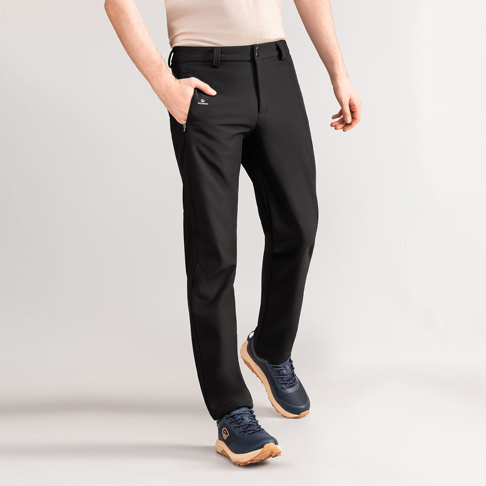 Giesswein | Thermo Wanderhose Herren | Schwarz