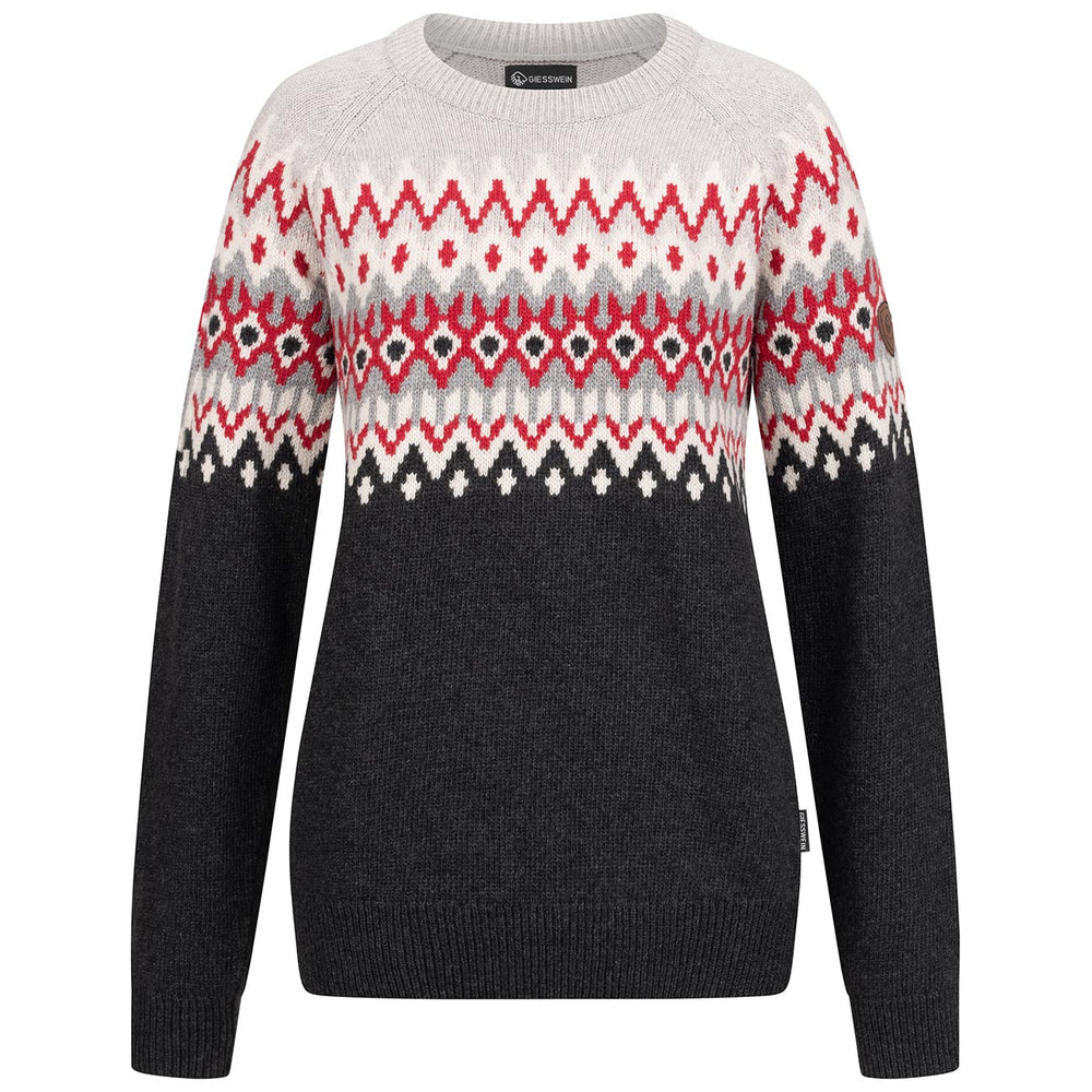 Giesswein | Nordic Sweater Damen | Anthrazit