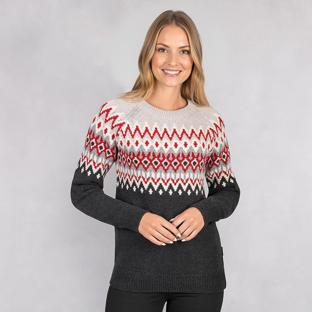 Giesswein | Nordic Sweater Damen | Anthrazit