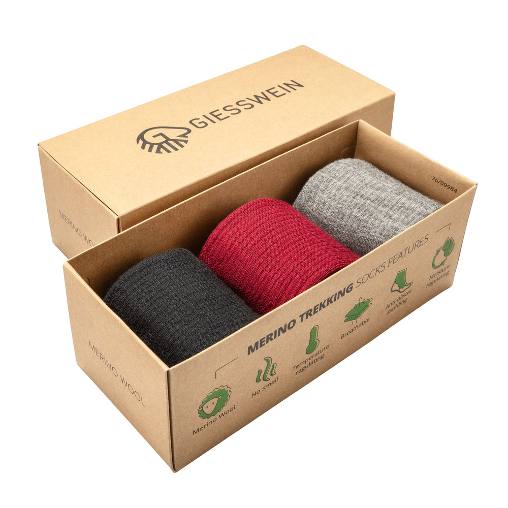 Giesswein | Trekkingsocken Merino Wolle | Set3