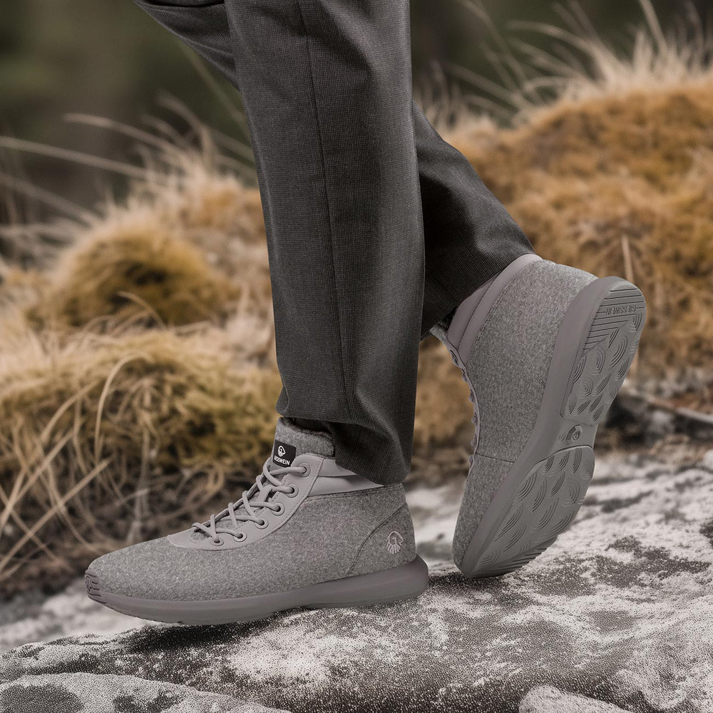 Giesswein | Wool Sneaker High Top Herren | Schiefer Giesswein | Wool Sneaker High Top Herren | Schiefer