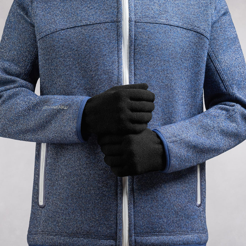 Giesswein | MerinoLux Gloves Herren | Schwarz Giesswein | MerinoLux Gloves Herren | Schwarz
